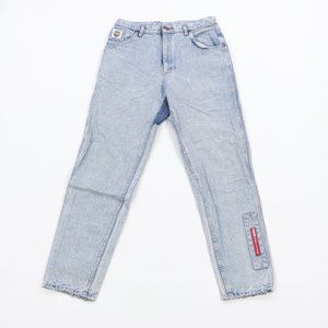 80s Pepsi Mens 34x32 Distressed Tapered Leg Jeans